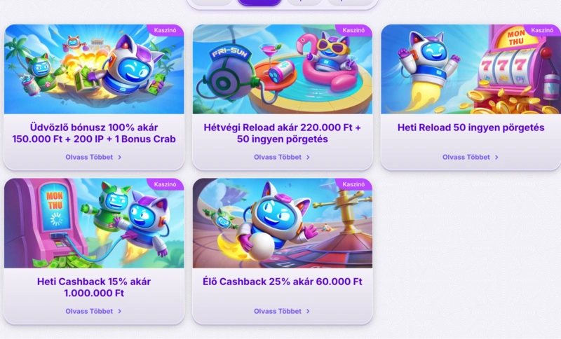 Robocat Bonuses